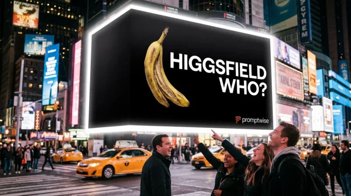 AI-generated NYC advertising placement ad by David Gunner for PromptWise