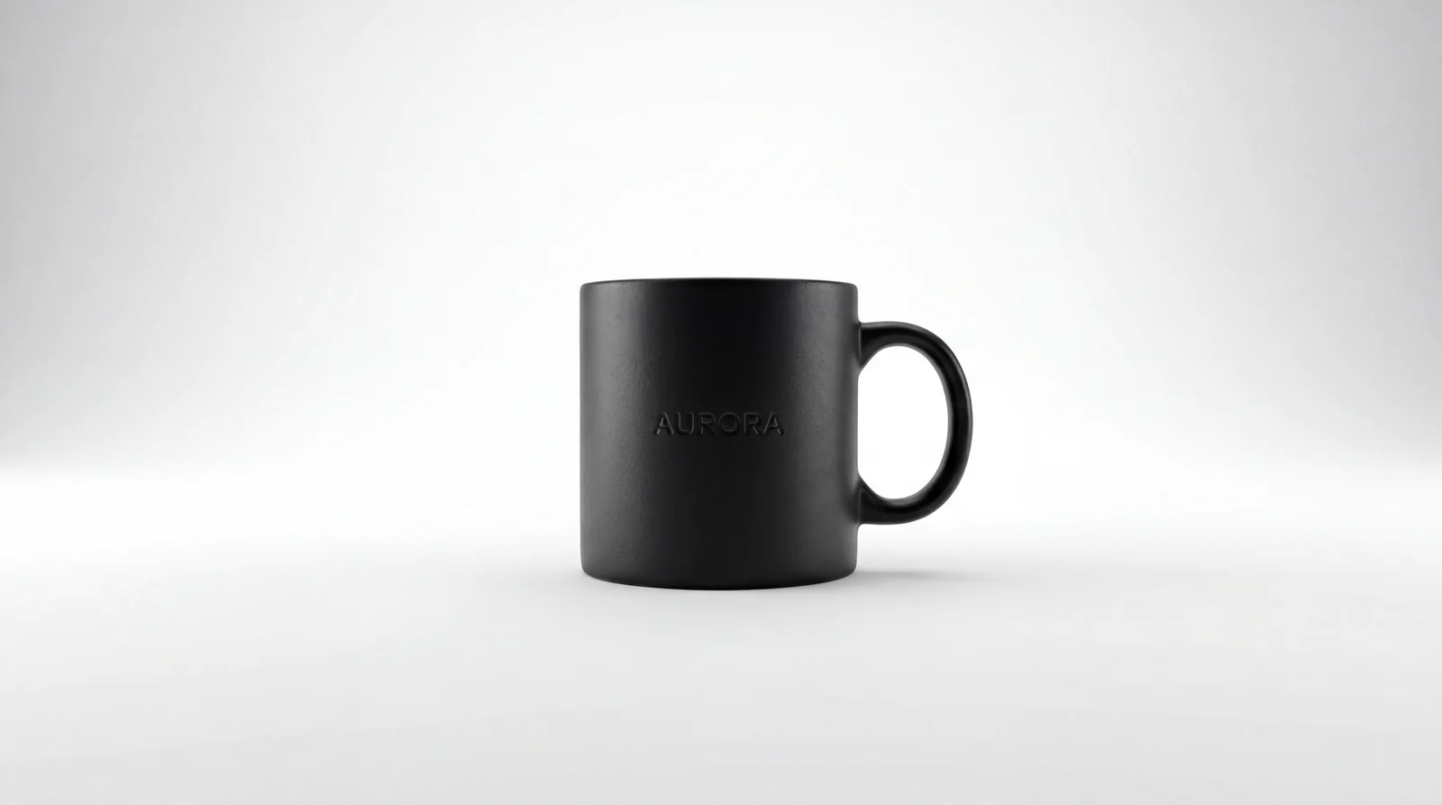 Nano Banana Pro AURORA mug test result with debossed text