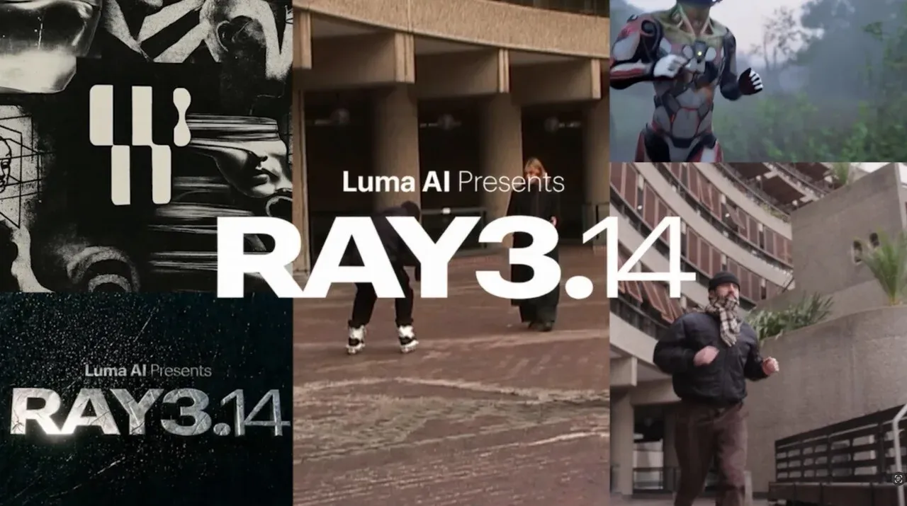 Luma Ray3.14 AI video generator