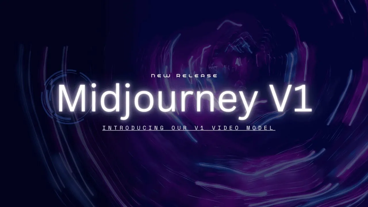 Midjourney Video V1 AI video model
